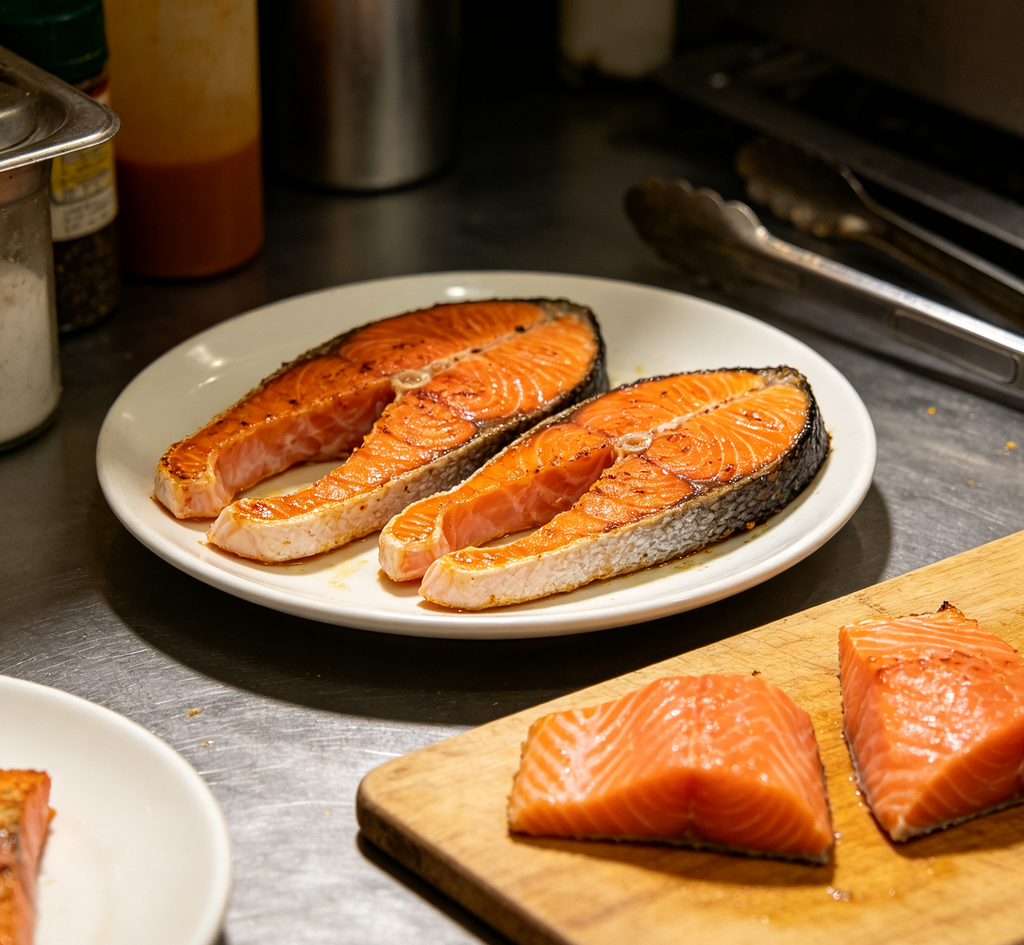 Wild-Caught Salmon Steaks
